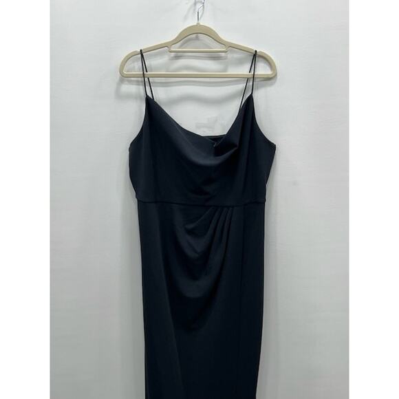 NWT Sachin & Babi Paulina 4-Way Stretch Crepe Gown Cowl Neck Navy Blue Size 6 - Picture 5 of 16